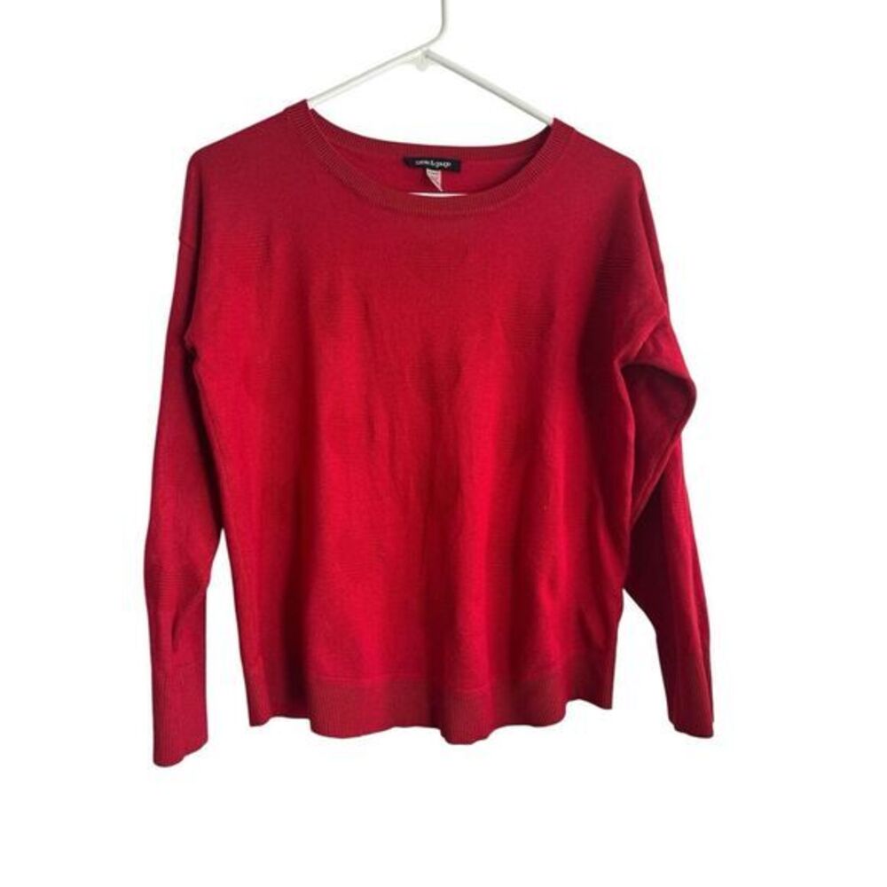 Cable &‎ Gauge Red heart Sweater Women's Size Medium Valentine's Day